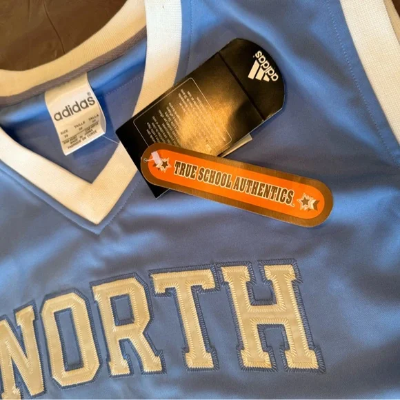 NWT Adidas/True School Authentic UNC 23 Michael Jordan Jersey MSRP $300 - Picture 7 of 13